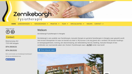 Zernikeborgh Fysiotherapie Manuele Therapie