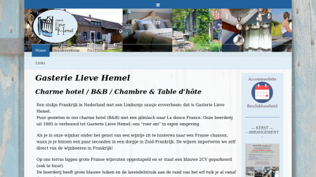 Gasterie Lieve Hemel Chambre & Table d' Hôte