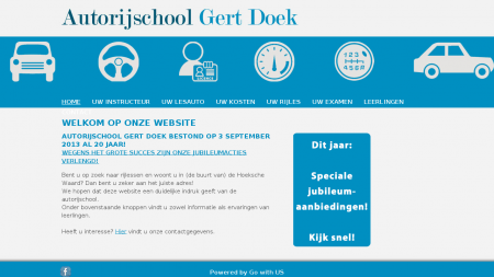 Doek Autorijschool Gert