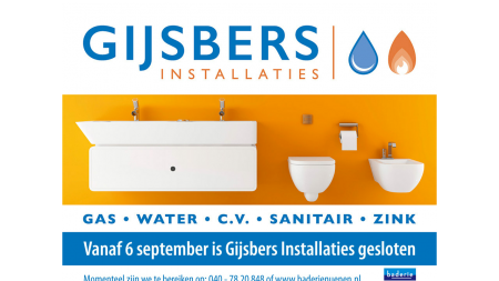 Gijsbers Installaties Loodgieters  en CV Installaties