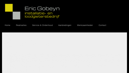 Loodgietersbedrijf - Installatiebedrijf Eric Gobeyn