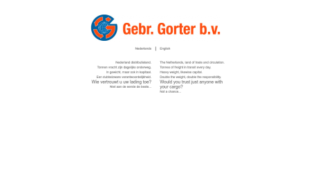 Gorter BV Expeditie en Verhuizingen Gebr