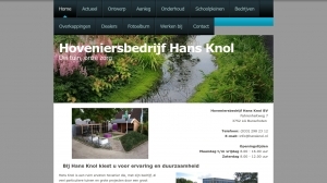 logo Hoveniersbedrijf  Hans Knol