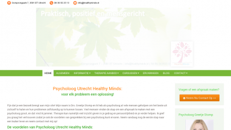 Healthy Minds Psycholoog Utrecht