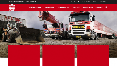 logo Heeren Transport Kraanverhuur ZandGrind