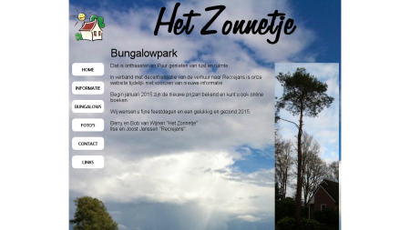 Zonnetje Bungalowpark 't