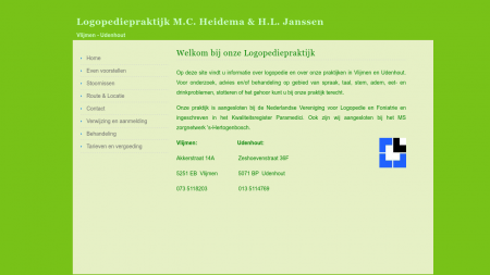 Logopediepraktijk Heidema M C en Janssen H L