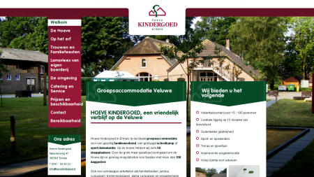 Hoeve Kindergoed - Groepsaccommodatie