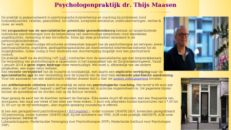 Maasen Pschychologenpraktijk Dr Thijs