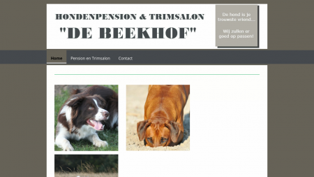 Hondenpension en Trimsalon De Beekhof