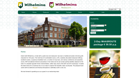 Wilhelmina Hotel  Café Restaurant