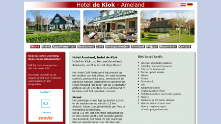 Ameland Hotel  Café Restaurant De Klok