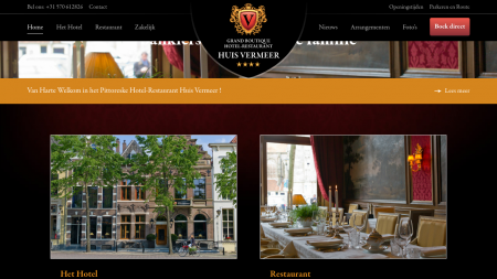 Vermeer Grand Boutique Hotel  Huis BV