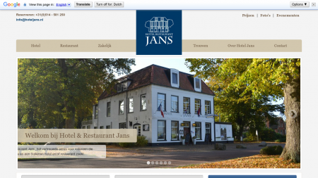 Jans Hotel  Restaurant