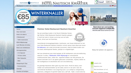 Fletcher Hotel -Restaurant Nautisch Kwartier