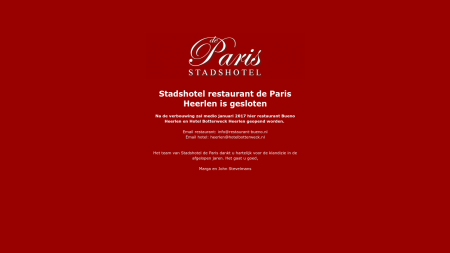 Paris Stadshotel-Restaurant