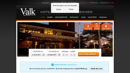 Valk Hotel  Wolvega Van der