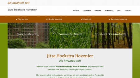 Hoveniersbedrijf  Hoekstra Jitze