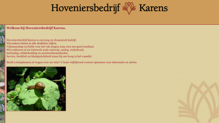 Hoveniersbedrijf  Karens