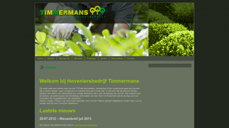 Hoveniersbedrijf  Timmermans BV