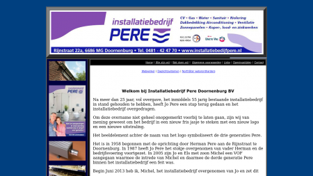 Pere Doornenburg BV Installatiebedrijf