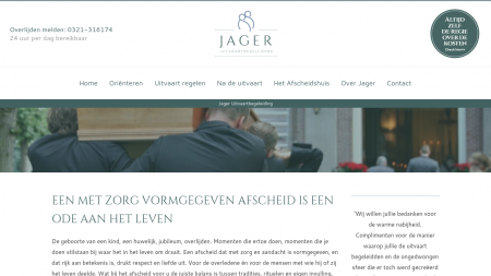 Jager Begrafenis & Crematie Verzorging Het Uitvaarthuis