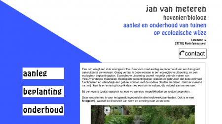 Hoveniersbedrijf  Jan van Meteren