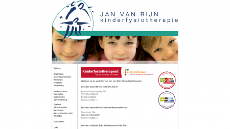 Kinderfysiotherapie Jan van Rijn