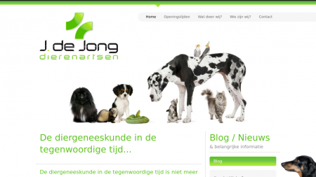 Dierenartsen  J de Jong