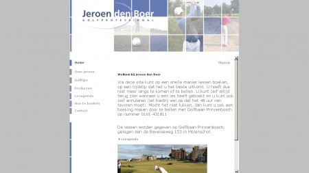 Jeroen den Boer Golfprofessional