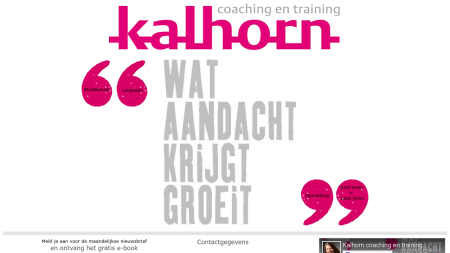 Kalhorn Coaching en Training