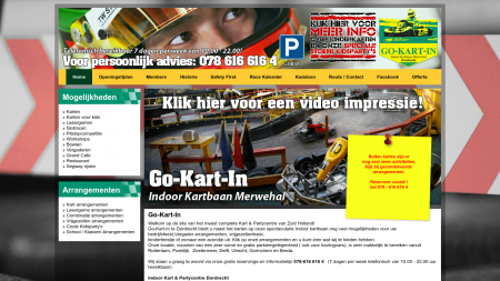 Kart- & Partycenter Dordrecht Go-Kart-In BV Indoor Kartbaan