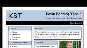 logo Kevin Benning Tennis