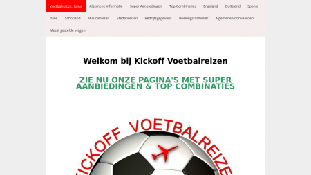 Kickoff Voetbalreizen