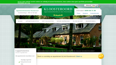 Appartementverhuur Kloosteroord Fam Tieben