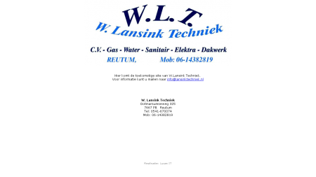 Lansink Installatietechniek WLT