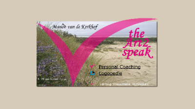 logo Manon van de Kerkhof The Art 2 Speak