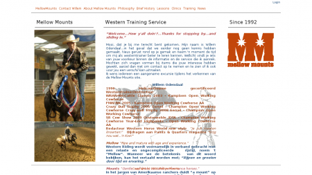 Mellow Mounts Western Performance Training Service