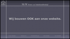 logo MvW Bouw- en Onderhoudsbedrijf