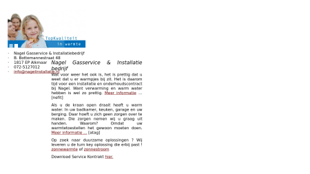 Nagel Gasservice & Installatiebedrijf