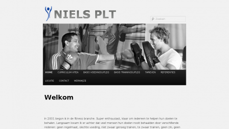 Niels' PLT Personal Lifestyle trainer