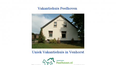 Vakantiehuis  Peelhoven