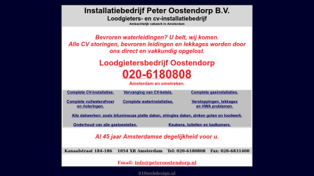 Peter Oostendorp BV Installatiebedrijf