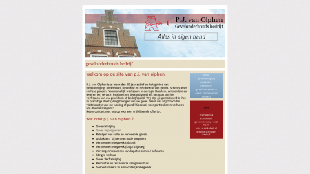 Olphen Gevelonderhoud Buitenstucwerk J P van