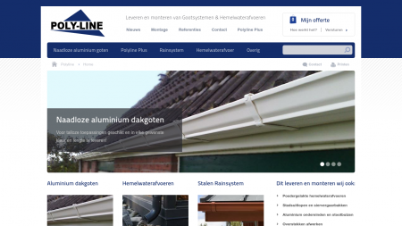 Polyline Naadloze Aluminium Dakgoten