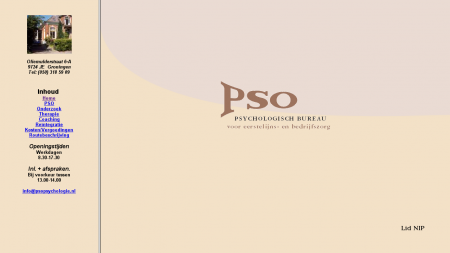 PSO Psychologisch Bureau voor Arbeid en Gezondheid