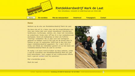 Rietdekkersbedrijf Mark de Laat