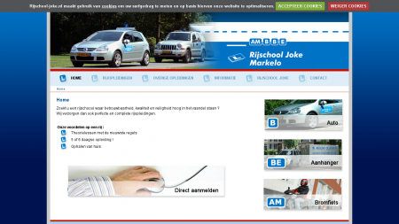 Auto - Aanhangrijschool Joke