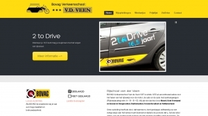 logo J vd Veen Bovag Auto- en Motorrijschool