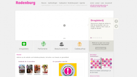 DA Rodenburg Parfumerie Cadeaushop Schoonheidssalon  en Afslankstudio